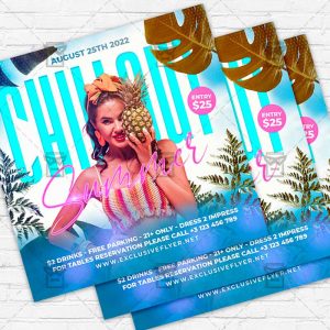 Summer Chillout - Flyer PSD Template | ExclusiveFlyer