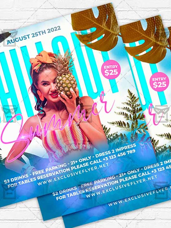 Summer Chillout - Flyer PSD Template | ExclusiveFlyer