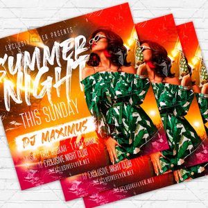 Summer Ladies Night - Flyer PSD Template | ExclusiveFlyer