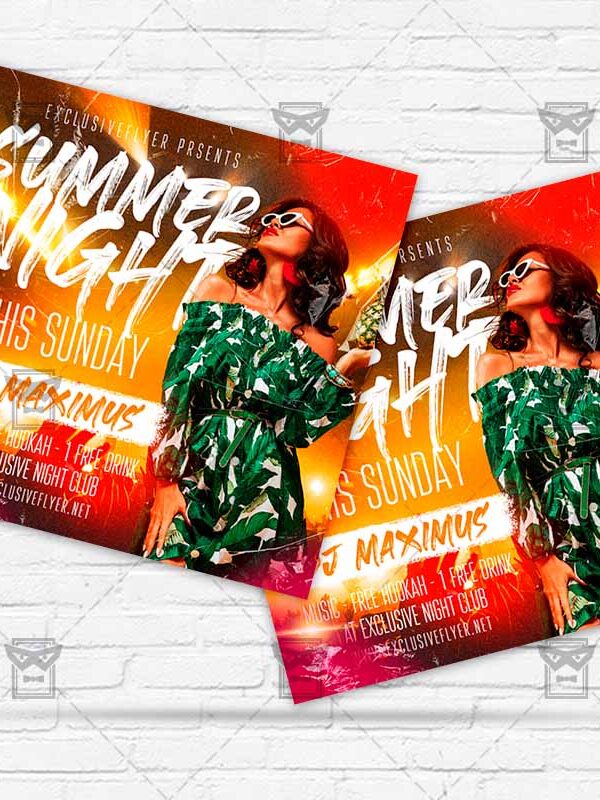 Summer Ladies Night - Flyer PSD Template | ExclusiveFlyer