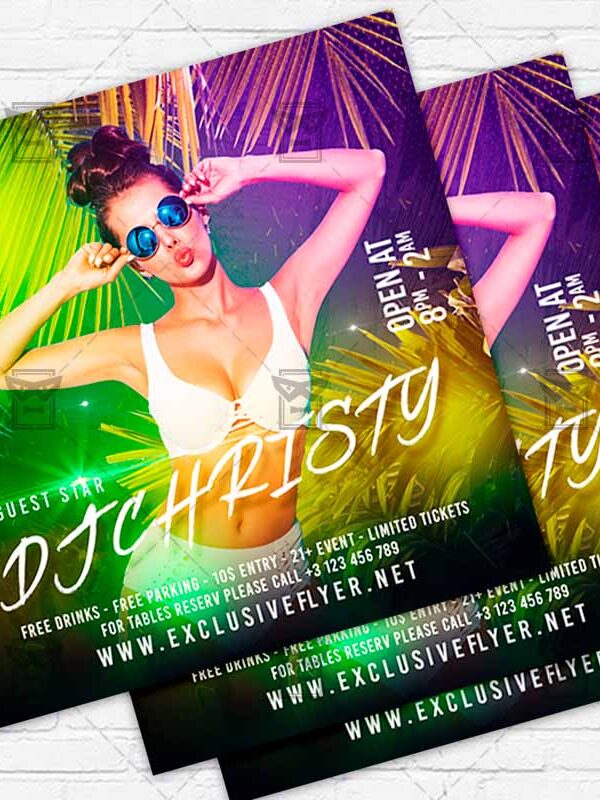 Summer Mood - Flyer PSD Template | ExclusiveFlyer