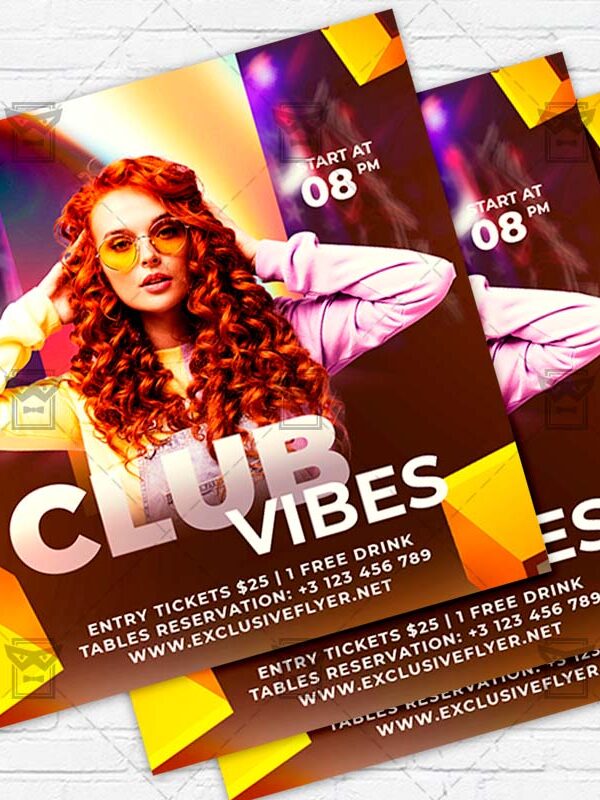 Club Vibes - Flyer PSD Template | ExclusiveFlyer