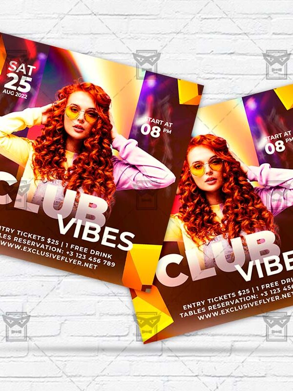 Club Vibes - Flyer PSD Template | ExclusiveFlyer