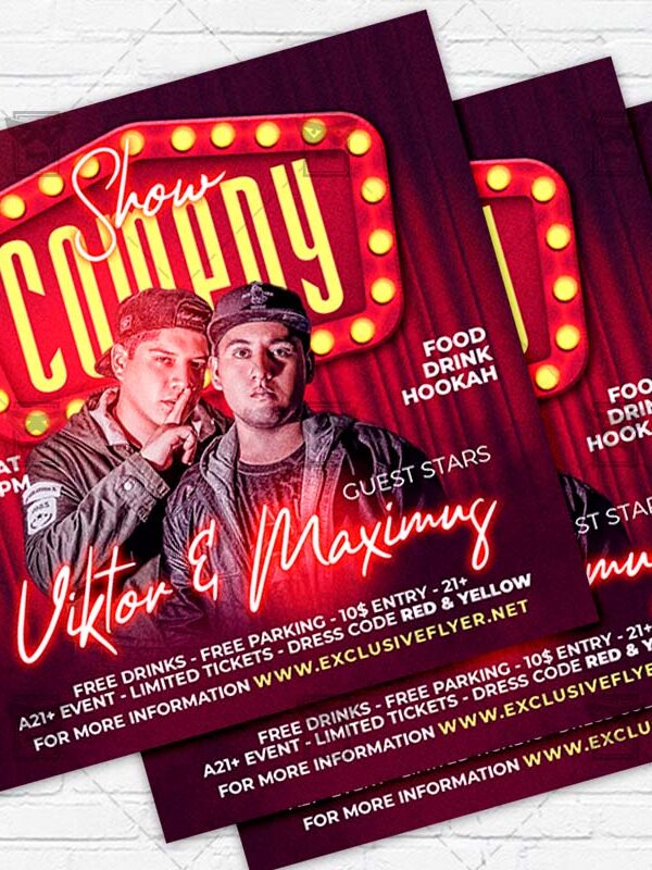 Comedy Show - Flyer PSD Template | ExclusiveFlyer