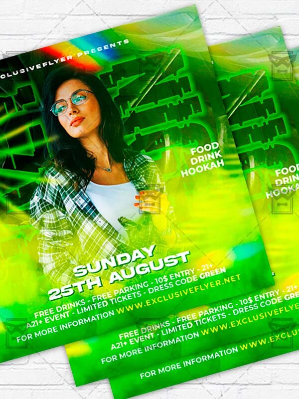 Crazy Night - Flyer PSD Template | ExclusiveFlyer