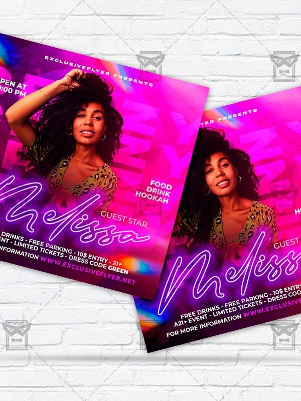 Crazy Party - Flyer PSD Template | ExclusiveFlyer