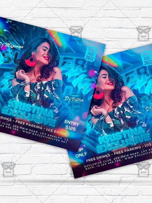 Tropical Bash - Flyer PSD Template | ExclusiveFlyer