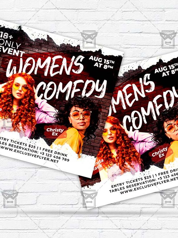 Womans Stand Up - Flyer PSD Template | ExclusiveFlyer