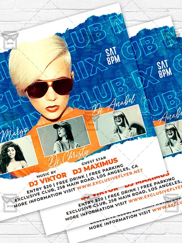 Club Mix - Flyer PSD Template | ExclusiveFlyer