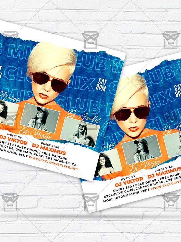 Club Mix - Flyer PSD Template | ExclusiveFlyer