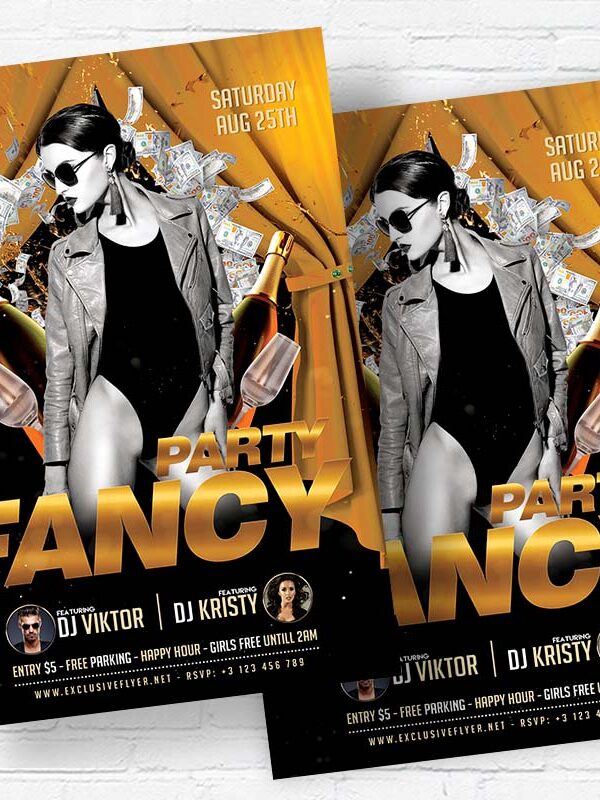 Fancy Night - Flyer PSD Template | ExclusiveFlyer