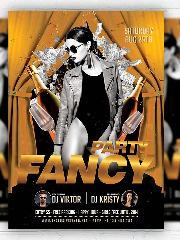 Fancy Night - Flyer PSD Template | ExclusiveFlyer