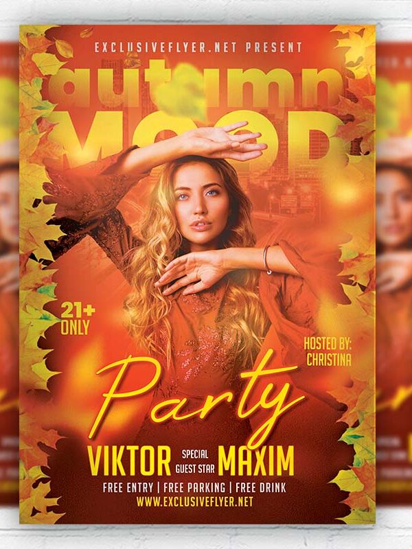 Autumn Mood - Flyer PSD Template | ExclusiveFlyer