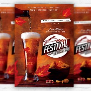 Beer Festival - Flyer PSD Template | ExclusiveFlyer