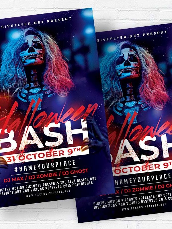 Halloween Bash- Flyer PSD Template | ExclusiveFlyer