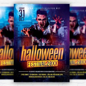 Halloween Festival- Flyer PSD Template | ExclusiveFlyer
