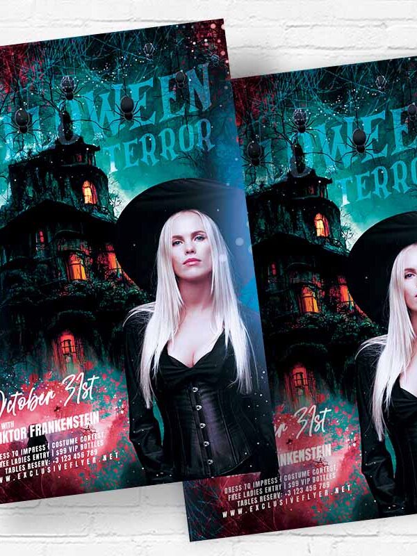 Halloween Terror - Flyer PSD Template | ExclusiveFlyer
