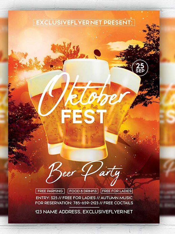 Oktoberfest 2022- Flyer PSD Template | ExclusiveFlyer