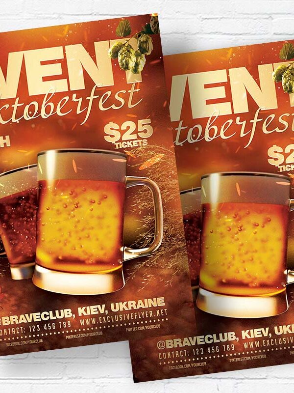 Oktober Fest - Flyer PSD Template | ExclusiveFlyer