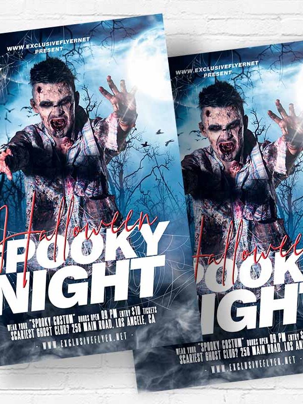 Spooky Halloween - Flyer PSD Template | ExclusiveFlyer
