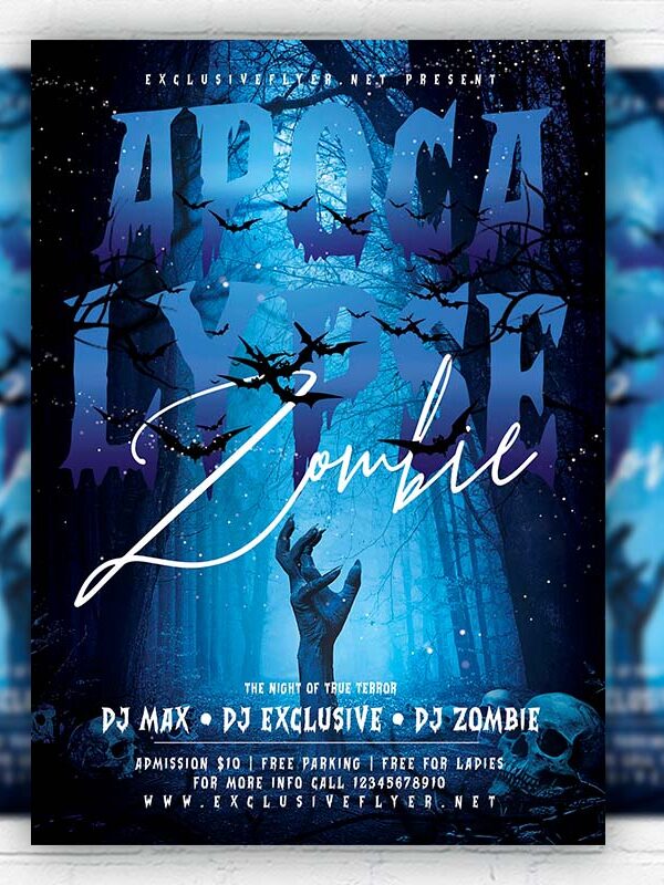 Zombie Apocalypse- Flyer PSD Template | ExclusiveFlyer