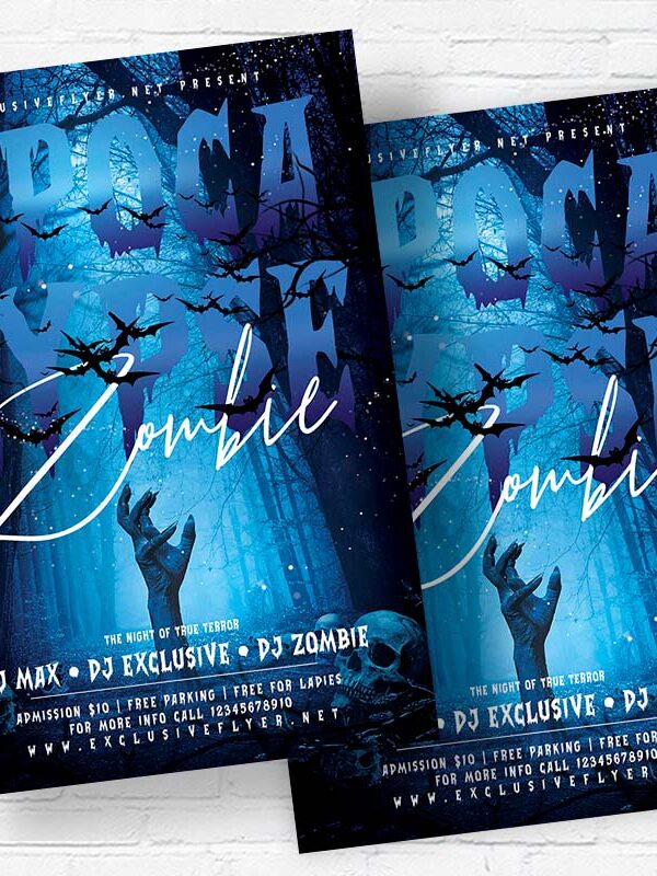 Zombie Apocalypse- Flyer PSD Template | ExclusiveFlyer