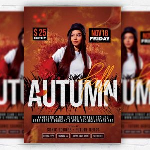 Autumn Fall - Flyer PSD Template | ExclusiveFlyer