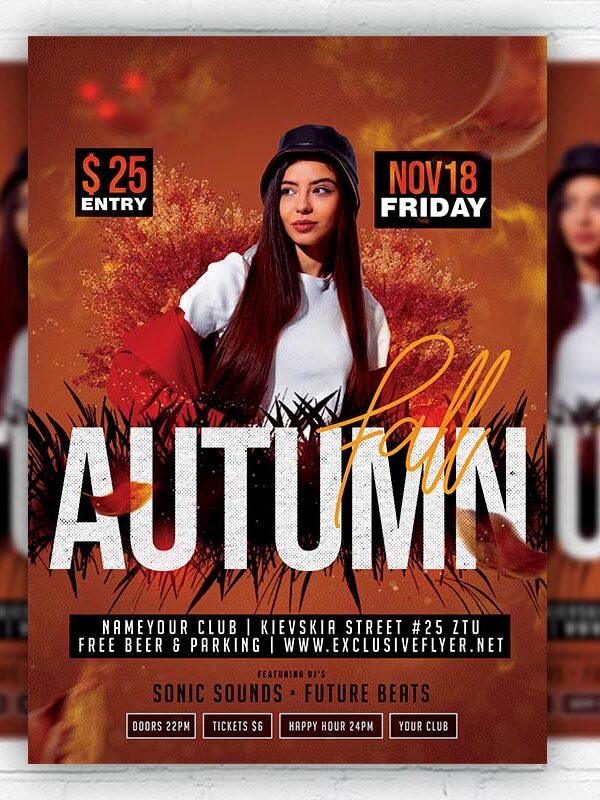 Autumn Fall - Flyer PSD Template | ExclusiveFlyer