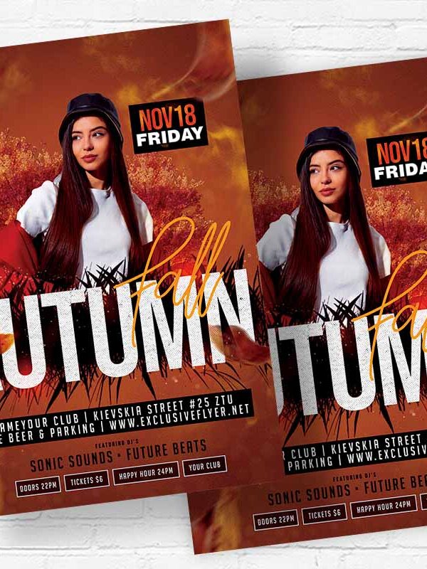 Autumn Fall - Flyer PSD Template | ExclusiveFlyer