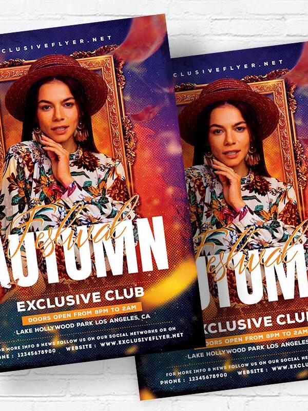 Autumn Festival - Flyer PSD Template | ExclusiveFlyer