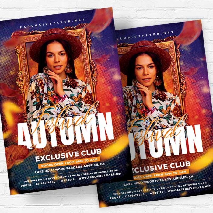 Autumn Festival - Flyer PSD Template | ExclusiveFlyer
