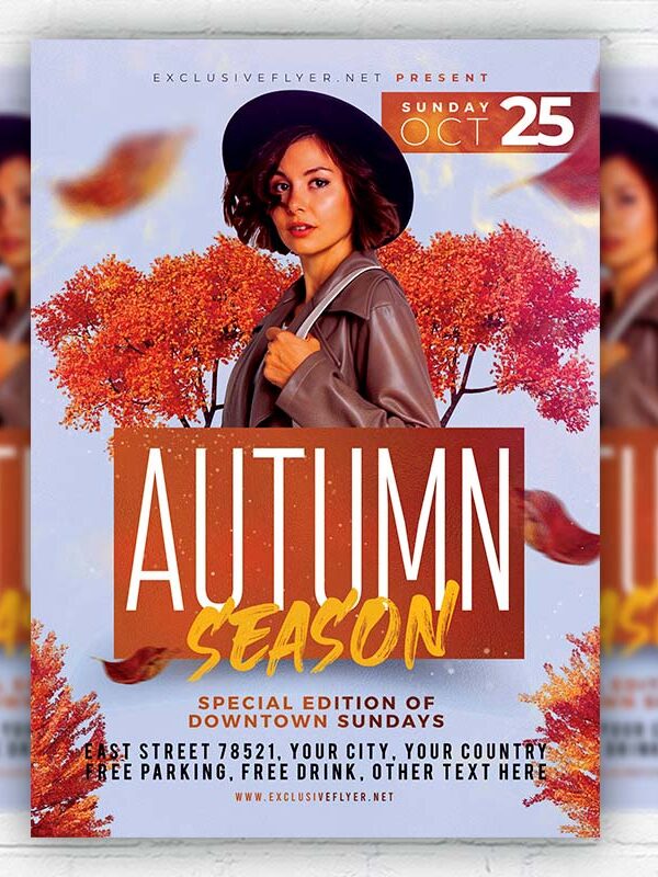 Autumn Season - Flyer PSD Template | ExclusiveFlyer