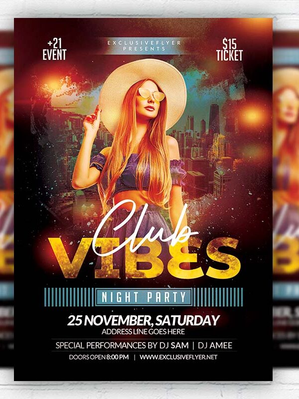 Club Vibes - Flyer PSD Template | ExclusiveFlyer