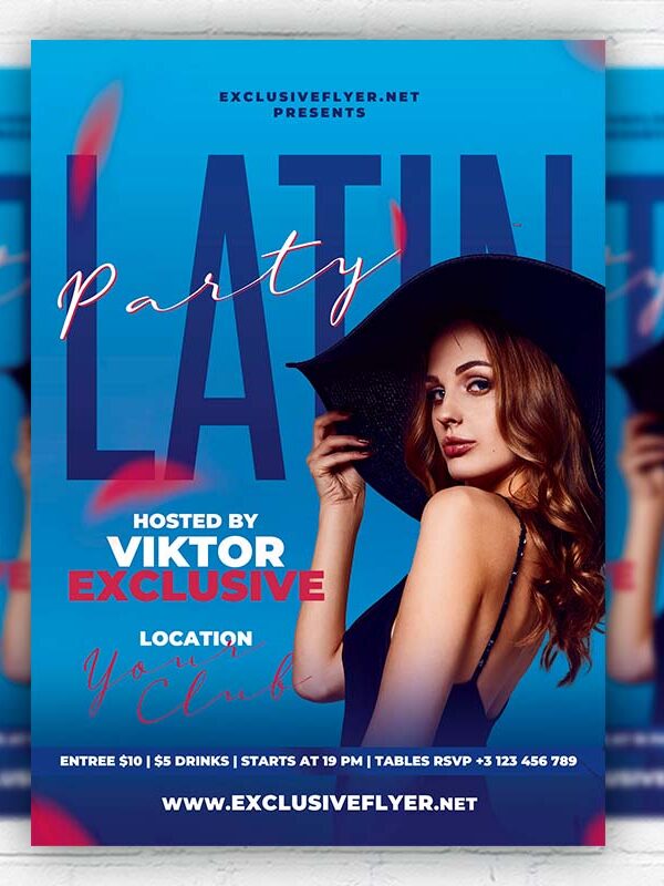Latin Party - Flyer PSD Template | ExclusiveFlyer