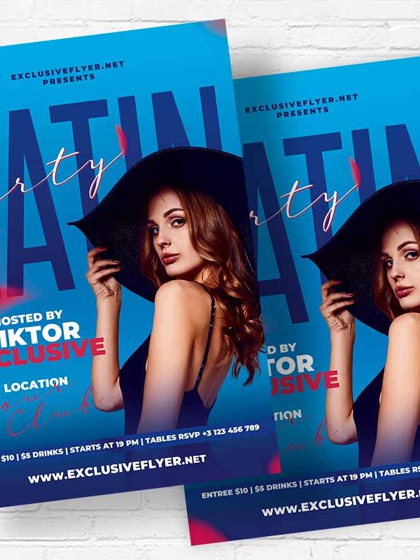 Latin Party - Flyer PSD Template | ExclusiveFlyer