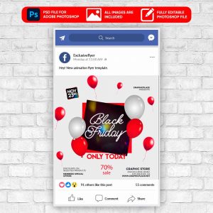Black Friday - Animated PSD Template | ExclusiveFlyer