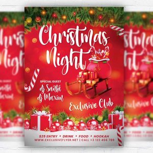 Christmas Night - Flyer PSD Template | ExclusiveFlyer