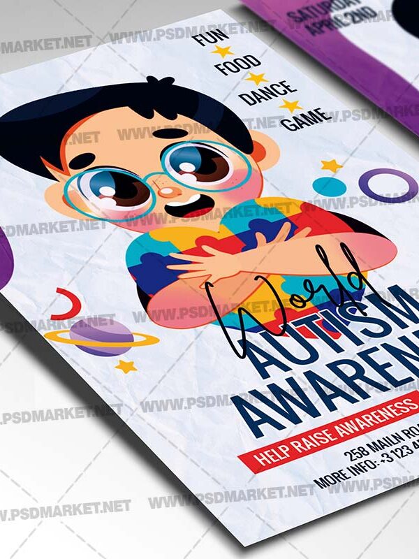 Download Autism Awareness Card Printable Template 2