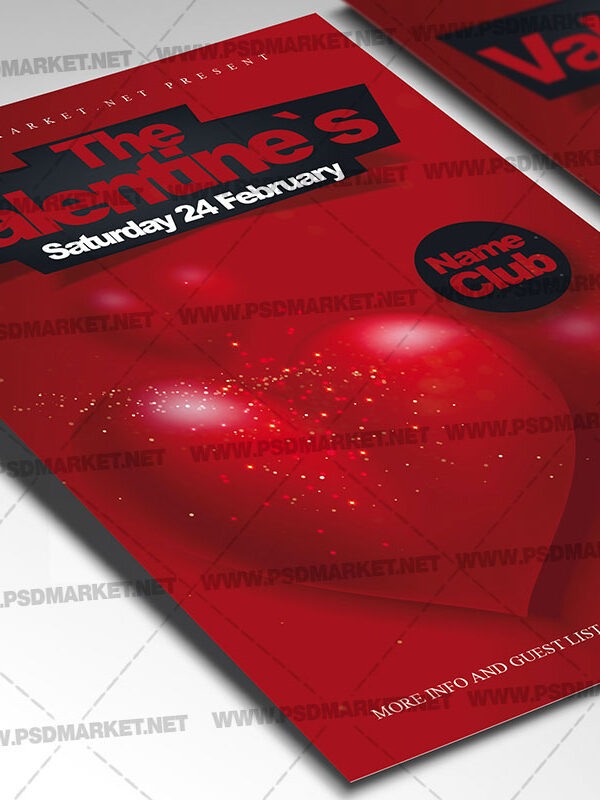 Download Clean Valentines Day Card Printable Template 2