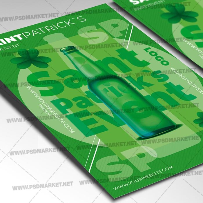 Download Club Saint Patricks Event Card Printable Template 2