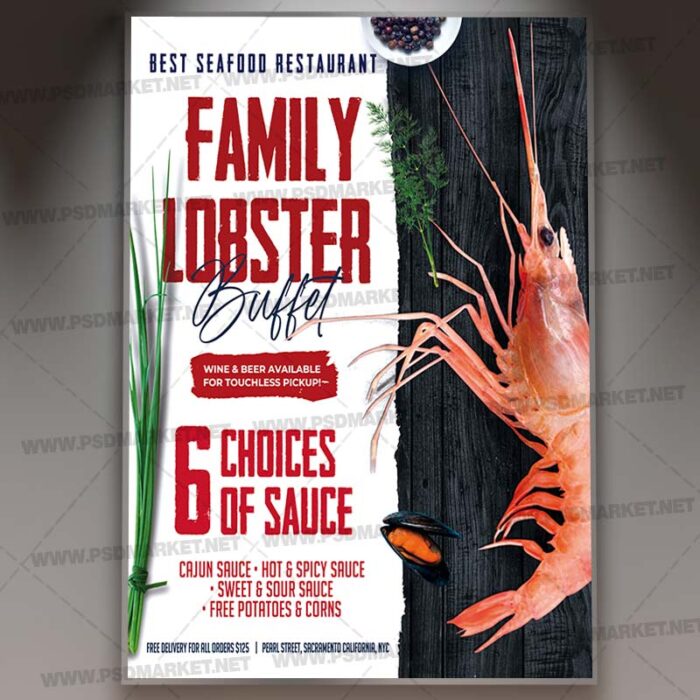 Download Crawfish Card Printable Template 1