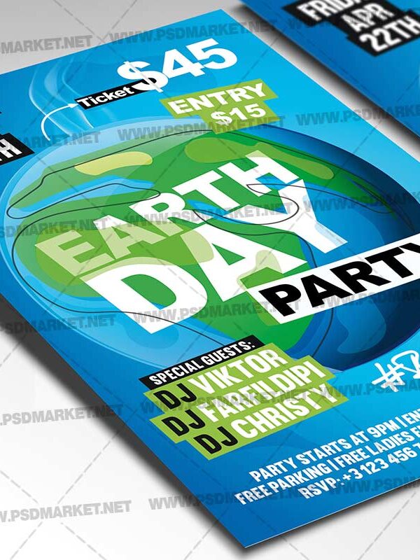 Download Earth Day Card Printable Template 2