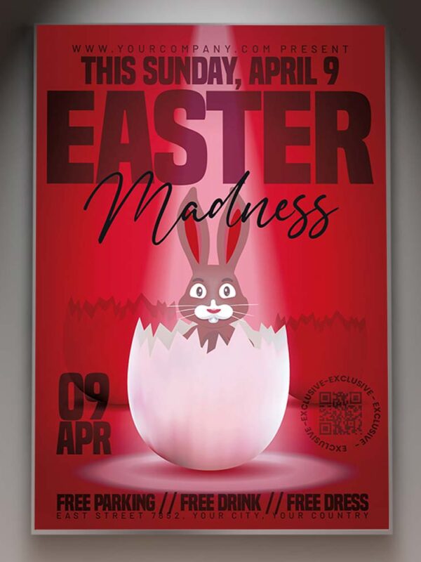 Download Easter 2023 Card Printable Template 1