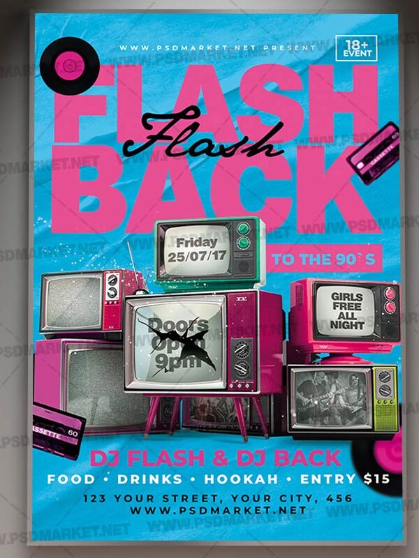 Download Flash Back Card Printable Template 1