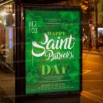 Download Happy Saint Patricks Green Day Card Printable Template 3