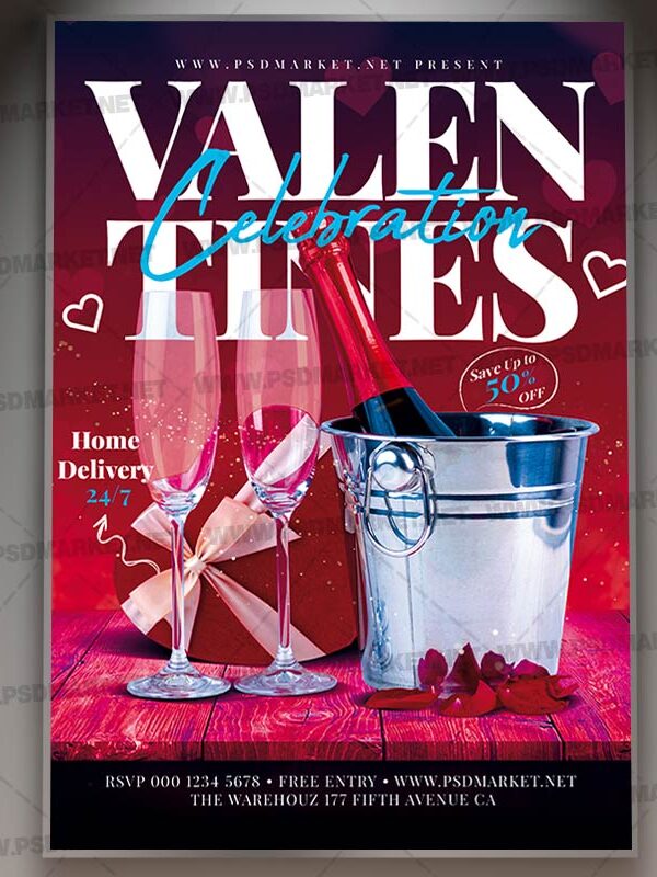 Download Happy Valentines Card Printable Template 1