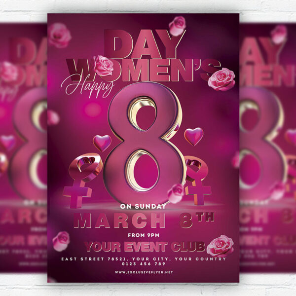 Download Happy Women's Day - Flyer Psd Template 