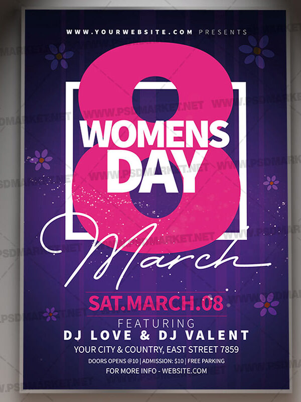 Download Happy Womens Day Card Printable Template 1