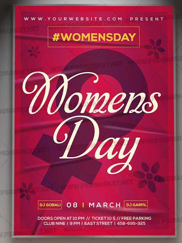 Download International Womens Day Card Printable Template 1