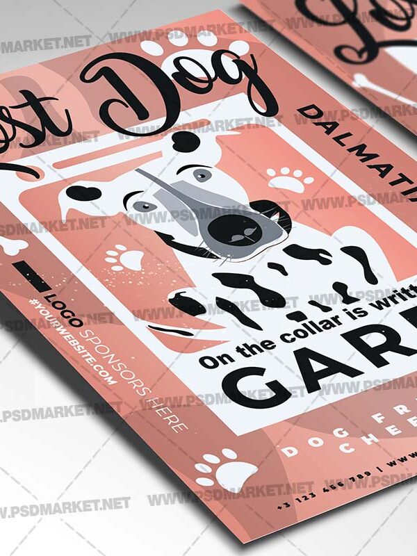 Download Lost Dog Card Printable Template 2
